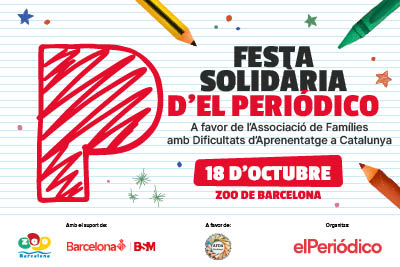 Festa El Periódico a favor d'AFDA Catalunya